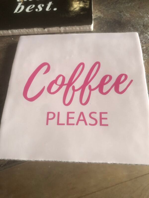 Tegeltje 🖤 koffie