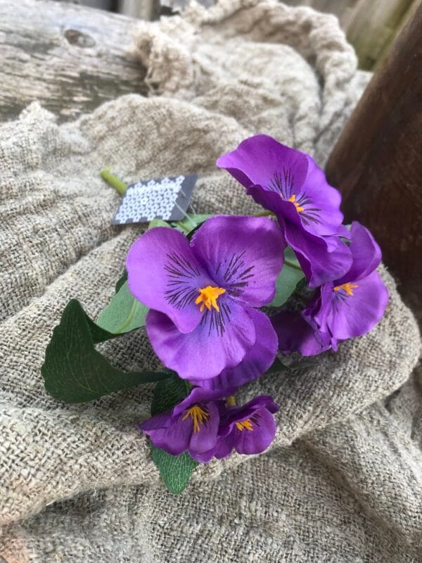 Kunst viooltjes ❤️ paars - Afbeelding 3