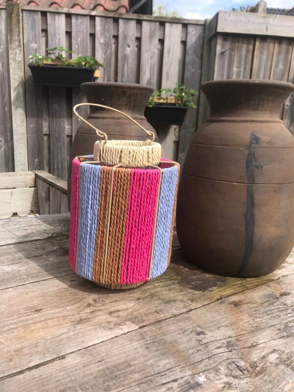 Lantaarn ❤️ roze - Afbeelding 3