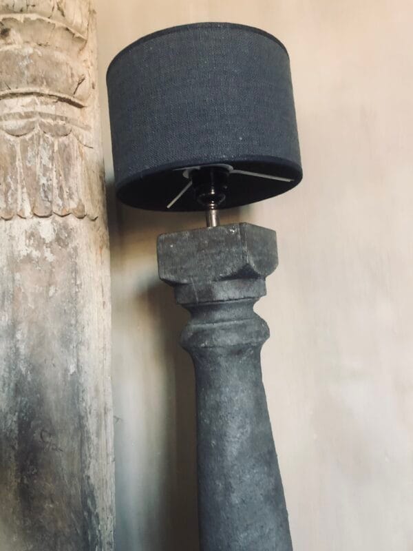 Houten lampenvoet 🖤 groot - Afbeelding 3