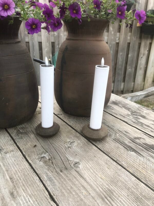 Fakkel met houten houder 🖤🖤