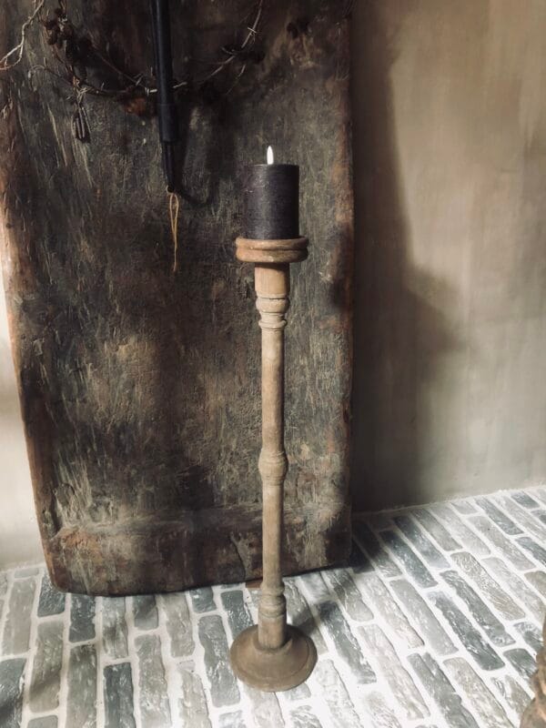Houten kandelaar 🤎🤎1