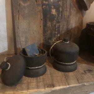 Kleine houten bakjes 🖤🤎