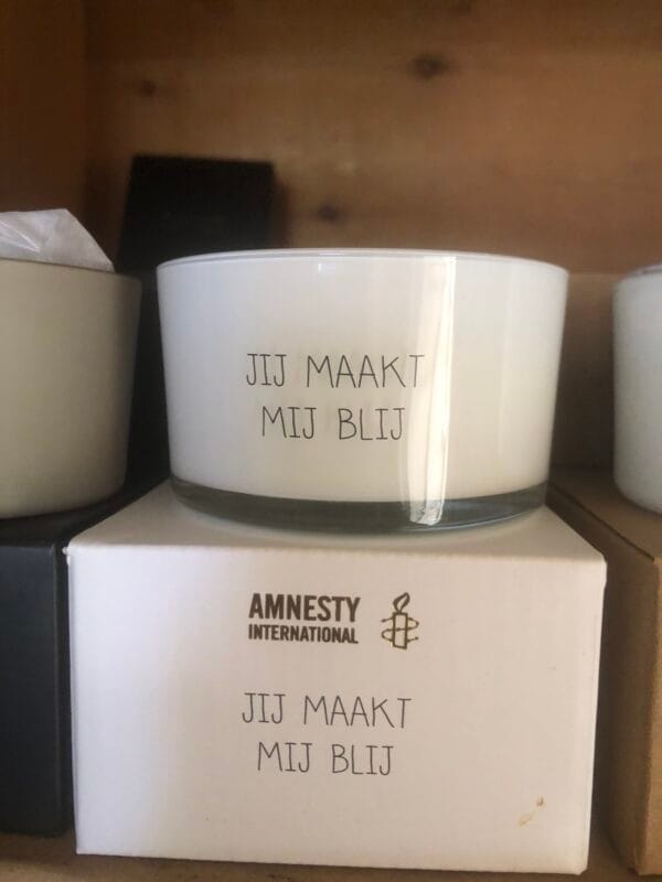 Soja kaars 🖤 blij