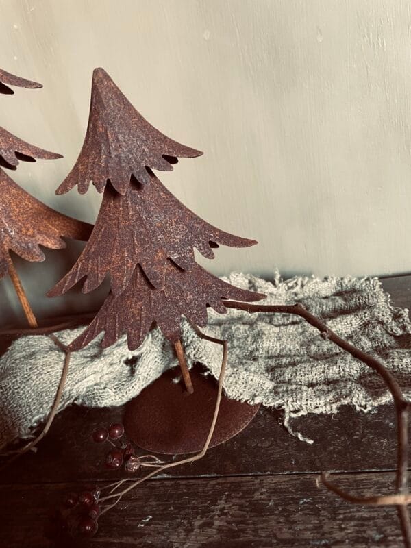 Roestige kerstboom 🤎 s - Afbeelding 2
