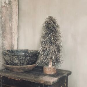 Sober glitter kerstboompje