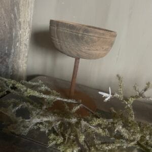 Houten schaaltje op poot 🤎 14