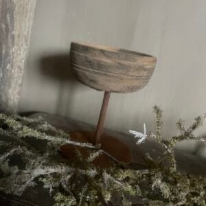 Houten schaaltje op poot 🤎15