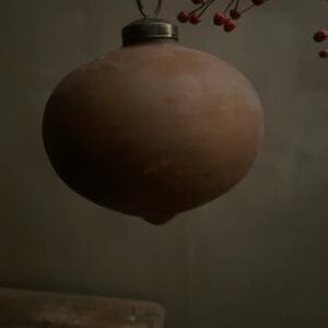 Kerstbal 🤎 roest groot