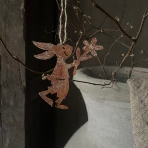 Konijn met bloem 🤎🤎