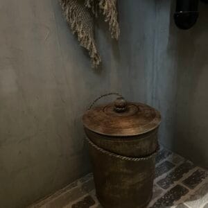 Houten prullenbak 🤎🤎