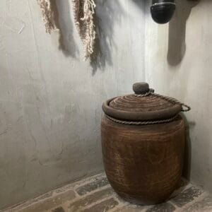 Houten prullenbak 🤎🤎